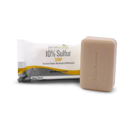 Dermaharmony 10 % Sulfur Acne Bar Soap ( 4 oz )