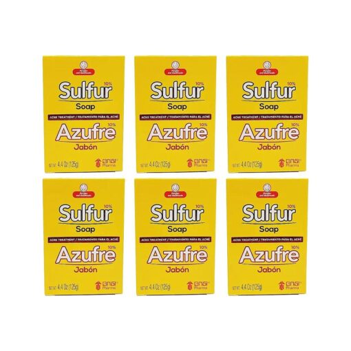 Grisi Sulfur Soap for Acne - 4.4 ounce ( Pack of 6 )