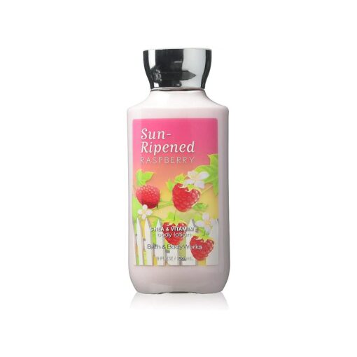 Bath & Body Works Sun-ripened Raspberry Shea & Vitamin E Body Lotion, 8 Ounce