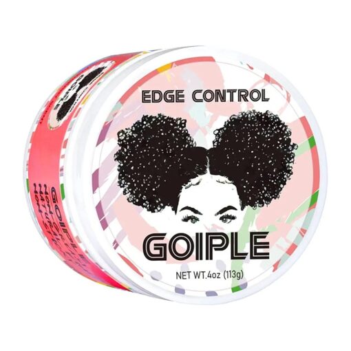 Edge Control Wax for Women Strong Hold Non-greasy Edge Control Smoother Edge Tamer, Edge Wax Styling Tamer Edge Control for Black Hair No Flaking, White Residue, Shine and Smooth 4oz ( Sweet Peach )