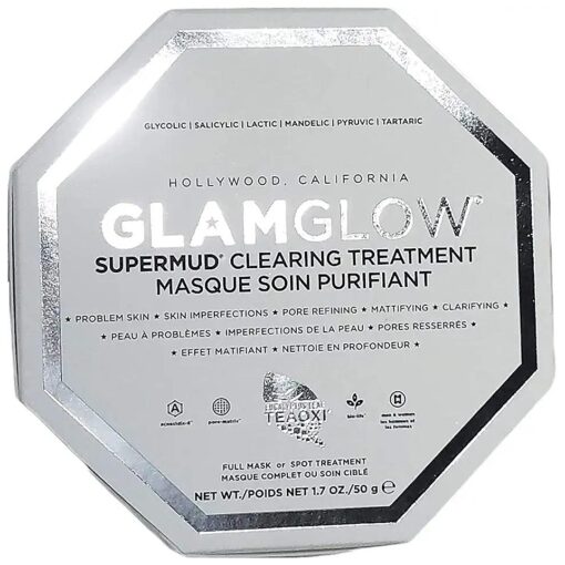 Glamglow Supermud Clearing Treatment Super Mud Skin Cleansing Mask | 1.2 oZ