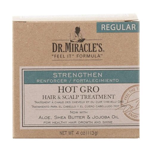 Dr, Miracle 's Strengthen Hot Gro Hair Scalp Treatment 4oz Super