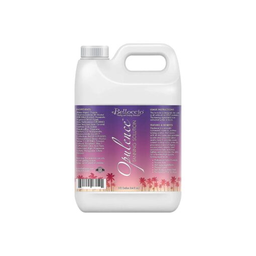 1/2 Gallon ( 2 Quarts ) of `` Opulence" by Belloccio, a Superior Premium DHA Sunless Tanning Solution