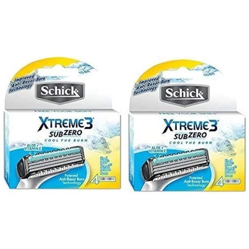 Schick Xtreme3 Subzero Refills - 8 Cartridges