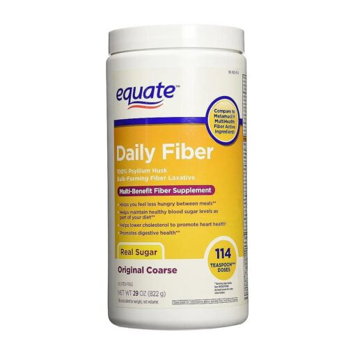 Equate Daily Fiber Multi-Benefit Fiber Powder, 114 Ct, 29 Oz