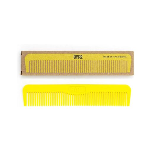 BYRD Pocket Comb - Durable and Flexible Hair Comb for Hair Styling, Made from Surf Fins