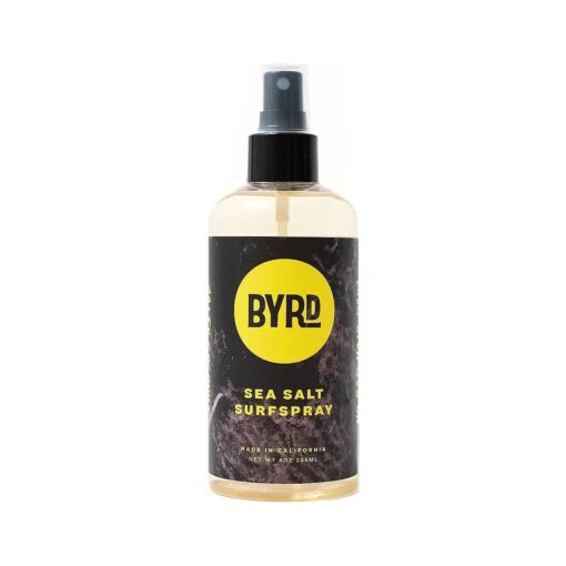 Byrd Sea Salt Surfspray, Salty Coconut Scent, Texturizing and Volumizing Spray, Hydration and Hair Shine Spray, Surfer Hair, Safe for All Hair Types, 8 Fl Oz