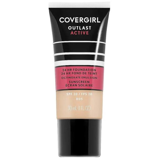 COVERGIRL Outlast Active Foundation, Ivory, 1 Ounce