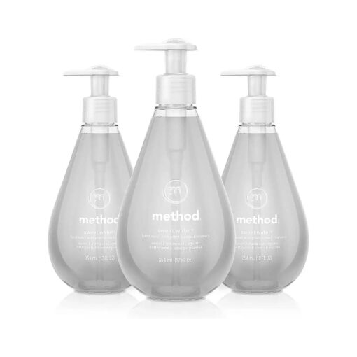 Method Gel Hand Soap, Sweet Water, Biodegradable Formula, 12 fl oz ( Pack of 3 )