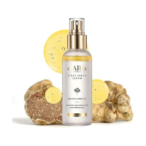 d'alba Piedmont [ ORIGINAL ] d'alba Piedmont White Truffle Mist Spray Serum Super Elasticity Anti-aging Deep Hydration Mist Face Serum for Women Anti Wrinkle Italian Spray Serum ( Mist Serum )