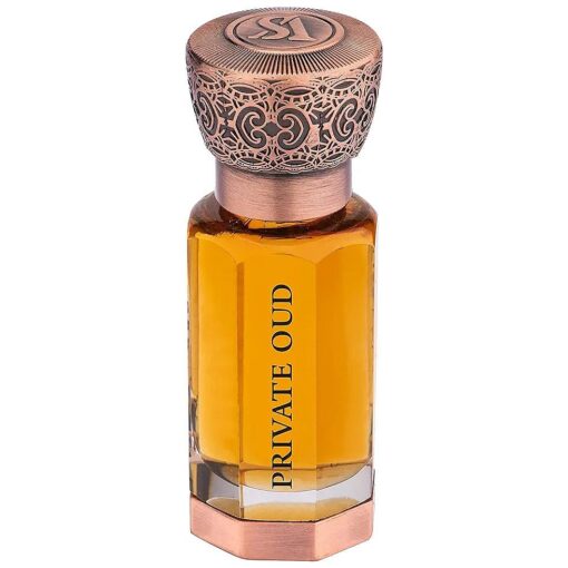 Swiss Arabian Private Oud for Unisex-Sultry Gourmand Concentrated Perfume Oil-Luxury Fragrance From Dubai-Long Lasting Artisan Perfume With Notes Of Plum, Rose, Vetiver And Vanilla-0.4 Oz