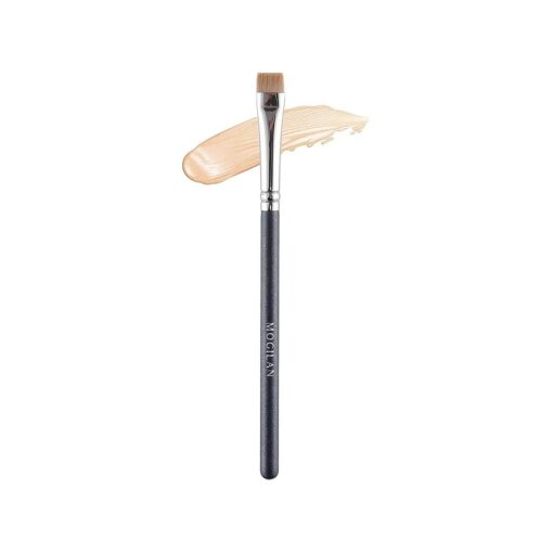 Flat Eyeliner Eyebrow Concealer Brush Pro Flat Definer Firm Stiff Thin Synthetic Bristle Precision Lash Liner Brow Conceal for Defining Shaping Eyebrows with Gel Powder Cream Cake Makeup 212