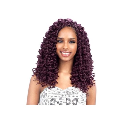 FreeTress Synthetic Hair Crochet Braids GoGo Curl 12" ( 4-Pack, 1B )