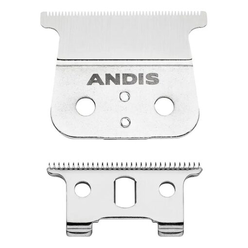 Andis T-Blade Replacement for T-Outliner, GTO, GO, and SLS Trimmers - Close Cutting, Zero Gapped, Silver