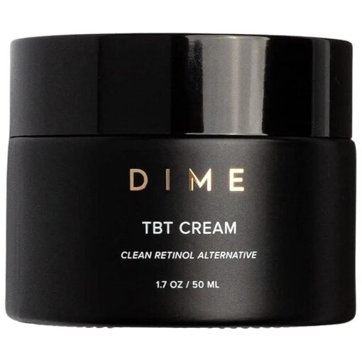 DIME Beauty TBT Cream, Anti-Aging Retinol Cream Alternative and Face Moisturizer with Bakuchiol, Lightweight Night Cream 1.7 oz / 50 ml