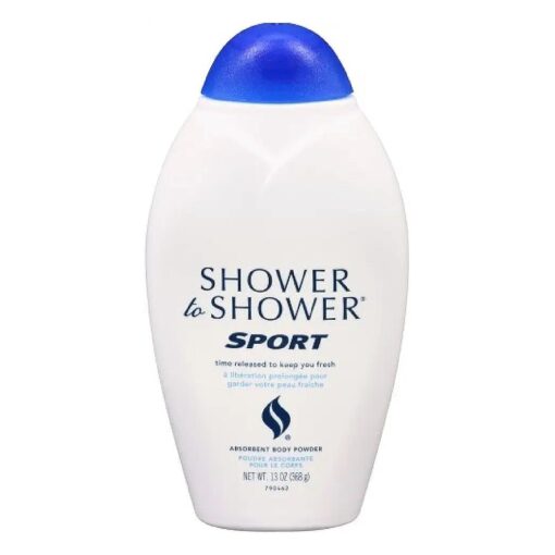 SHOWER TO SHOWER Body Powder Sport 8 oz, Talc Free ( Pack of 3 )