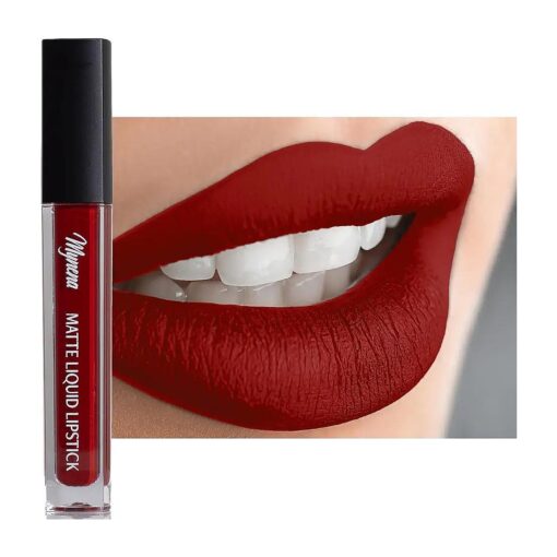 Mynena Red Lipstick Matte Long Lasting Smudge Proof Waterproof Lightweight All-Day Wear Vegan Talc-Free Paraben-Free Cruelty-Free Lip Stain | Elle