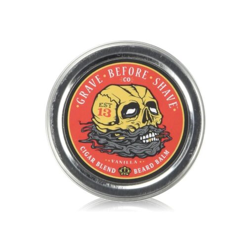 Grave Before Shave ( tm ) Cigar Blend Beard Balm ( Cigar/Vanilla scent ) ( 2 oz, )