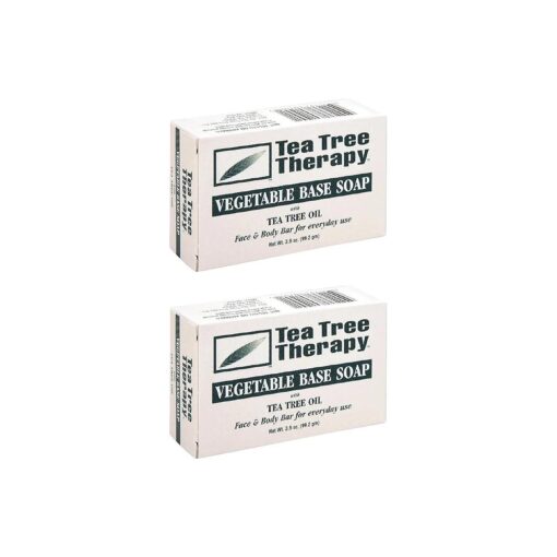 Tea Tree Therapy Vegetable Base Soap With Tea Tree Oil - 3.9 Oz