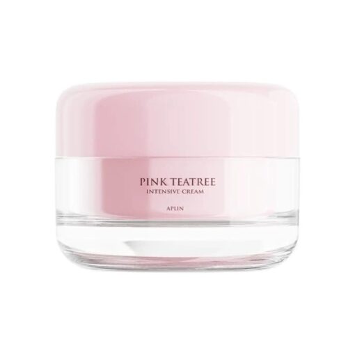 aplin Pink Tea Tree Intensive Cream - 50g/1.7 Oz, CICA, Allantoin, Korean Skin Care, Moisturizing, Hydrating