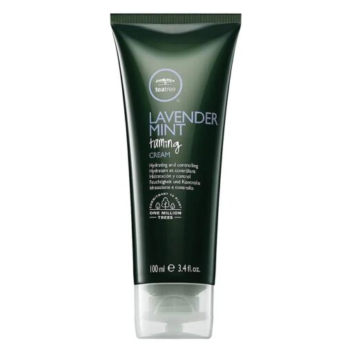 Tea Tree Lavender Mint Taming Cream, Rich Hair Styling Cream, For Coarse, Curly + Dry Hair, 3.4 fl, oz .