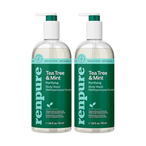 Tea Tree & Mint Purifying Body Wash 24oz, 2-pack