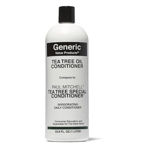 Generic Value Products Tea Tree Oil Conditioner, Helps Prevent Moisture Loss, Increases Body and Volume, Ideal for Daily Maintenance, Provides Incredible Shine, 33.8 Oz