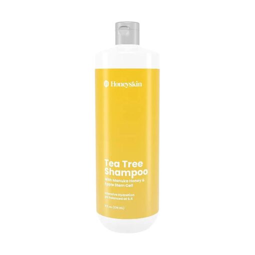 Tree Oil Shampoo Scalp Moisturizer for Dry Damaged Scalp - Organic Shampoo For Hydrating Hair Loss Itchy Scalp Treatment with Aloe Vera and Tea Tree Oil - Dandruff Shampoo for Women and Men - 8oz