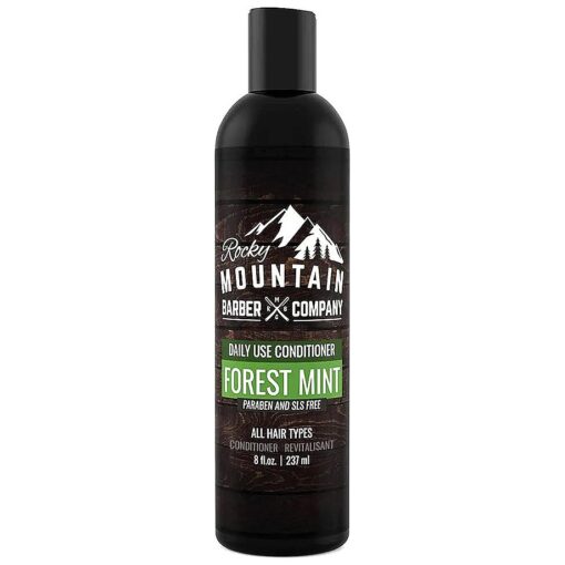 Rocky Mountain Barber Company Men 's Conditioner - Tea Tree Oil, Peppermint & Eucalyptus for All Hair Types - 8oz