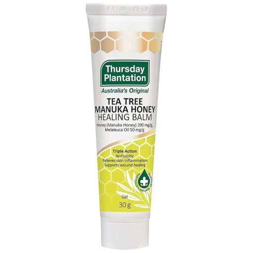 Thursday Plantation Tea Tree and Manuka Honey Balm, Soothes and Cleanses the Skin, 1 Ounce