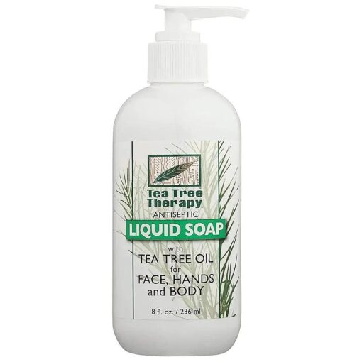 Tea Tree Therapy Antibacterial Liquid Soap, with Tea Tree Oil, 8-Ounces ( Pack of 4 )