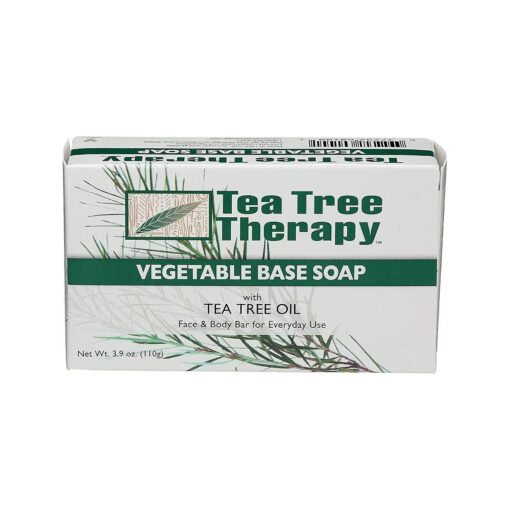 Tea Tree Therapy, Soap Bar, Vegetable Base, 3.9 oz ( 4-Pack )