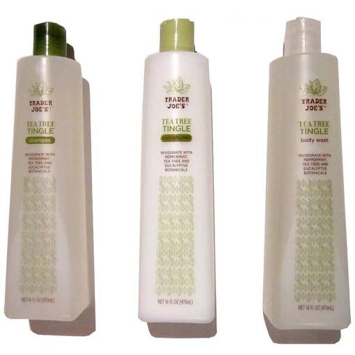 Tea Tree Tingle Cruelty Free Bundle - Shampoo, Conditioner, Body Wash - 16 fl oz bottles