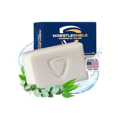 Tea Tree & Eucalyptus Bar Soap - Deep Cleansing, Moisturizing & Potent Odor Defense for Athletes, Wrestling & Sport Enthusiasts - Ideal for Underarms, Feet & Body