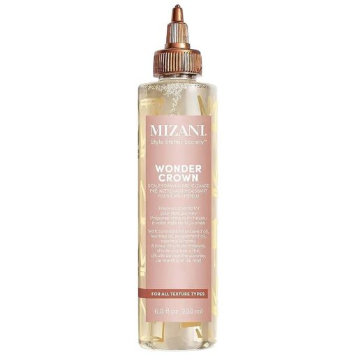 Mizani Wonder Crown Scalp Cleanser | Dry Scalp and Dandruff Treatment | Helps Stimulate Hair Growth | Removes Buildup and Oil | With Tea Tree and Peppermint Oil | For Dry, Itchy Scalps | 6.8 fl oz