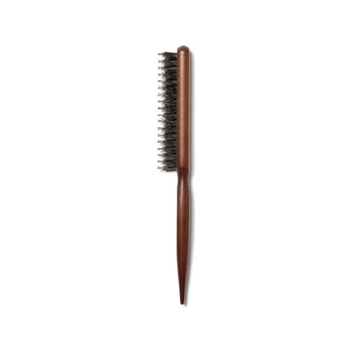 GranNaturals Boar & Nylon Bristle Teasing Brush -Teasing Comb with Rat Tail Pick for Hair Sectioning for Edge Control, Backcombing, Smoothing, and Styling Thin & Fine Hair to Create Volume