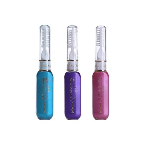 Professional Hair Dye Temporary Hair Chalk Hair Color Stick Non-toxic Salon Diy Hair Dyeing Mascara ( Purple+Blue+Pink )