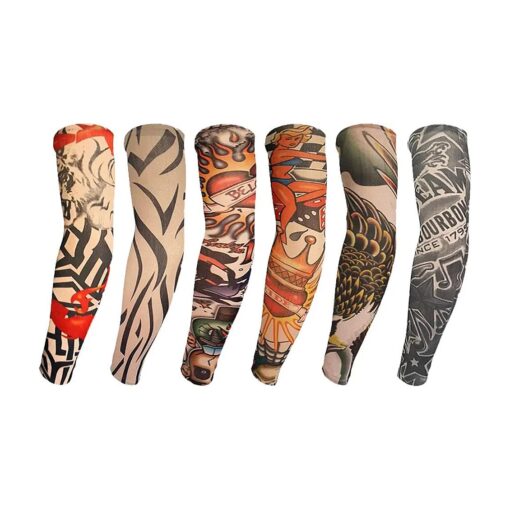 Tattoo Sleeves for Men and Women, Temporary Tattoo Arm Sunscreen Sleeves