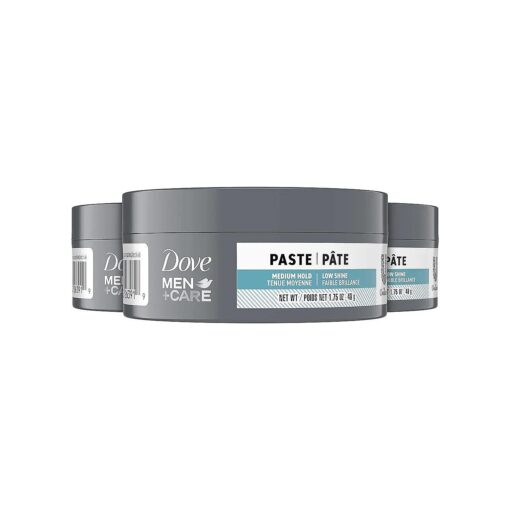 DOVE MEN + CARE Styling Aid Hair Product for a Medium Hold Sculpting Hair Paste for a Textured Look With A Matte Finish 1.75 Ounce ( Pack of 3 )