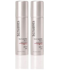 Scruples Texturizing Hair Paste - Creative Sculpting Clay for Extreme Volume - Improves Separation, Control & Hair Texture - Firm + Pliable Hold for All Hair Types ( 3.5 oz, pack of 2 )