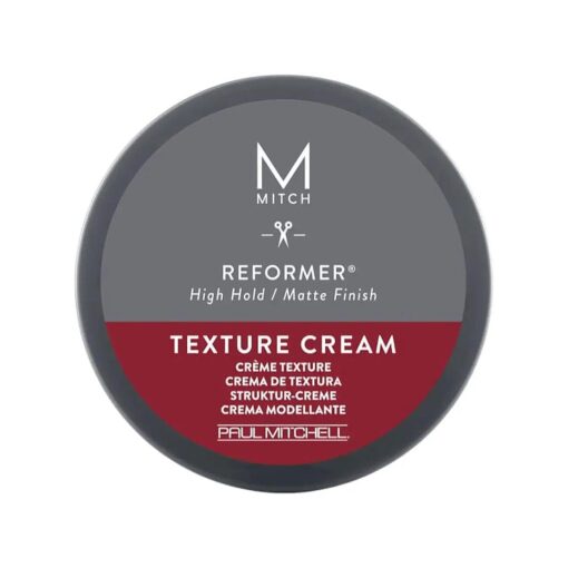 Mitch Reformer Texturizing Hair Putty, Strong Hold, Matte Finish, Red, 3 Ounce