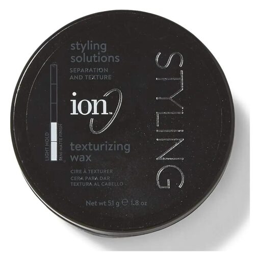 ion Texturizing Wax, Adds Definition, Pliable Hold, Lightweight, Long-Lasting