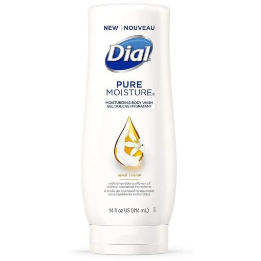 Dial Pure Moisture Body Wash, Neroli, 14 Ounce ( Pack of 4 )