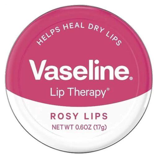 Vaseline Lip Therapy Petroleum Jelly 20g With Rose & Almond Oil Rosy Lips