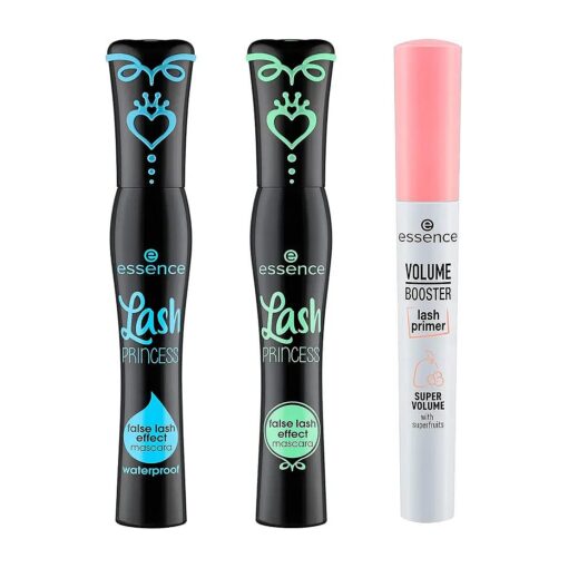 Lash Princess False Lash Effect Mascara, Lash Princess False Lash Waterproof Mascara & Volume Booster Lash Primer Mascara Bundle