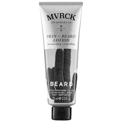 MVRCK by Paul Mitchell Skin + Beard Lotion for Men, Facial Moisturizer, For Normal to Dry Skin, 2.5 fl, oz .