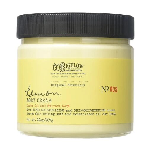 C.O, Bigelow Lemon Body Cream -Limited Edition Jumbo Jar 32 ounces