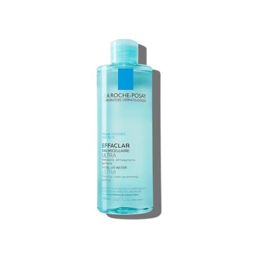 La Roche-Posay Effaclar Micellar Cleansing Water Toner for Oily Skin, Oil Free Makeup Remover, Safe for Sensitive Skin with Thermal Spring Water, 13.52 Fl Oz ( Pack of 1 )