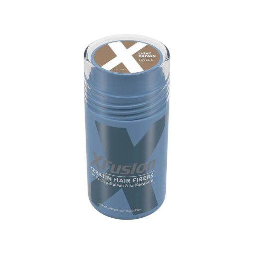 XFusion Keratin Hair Fibers - Light Brown ( 15g )