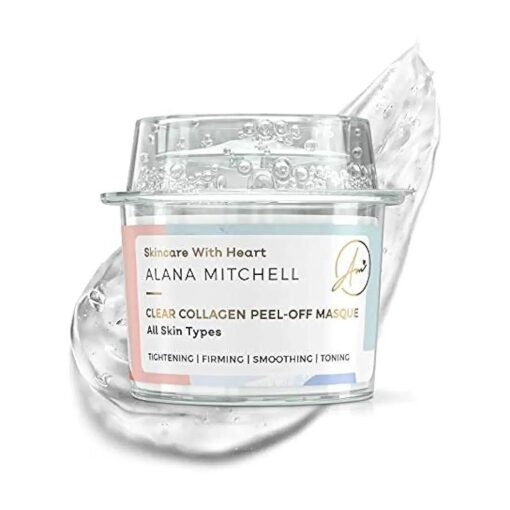 Alana Mitchell Anti Aging Collagen Facial Mask, Peel Off Face Mask Reduces Wrinkles & Fine Lines, Hydrating Face Masks, Tightening & Firming Skin Care, Collagen Face Mask for All Skin Types ( 0.63 oz )